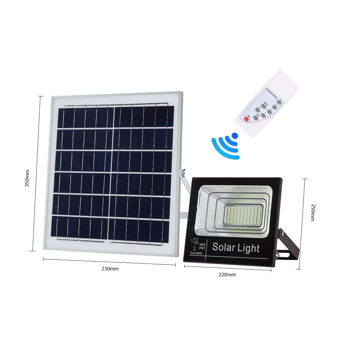 Foco solar 100 w