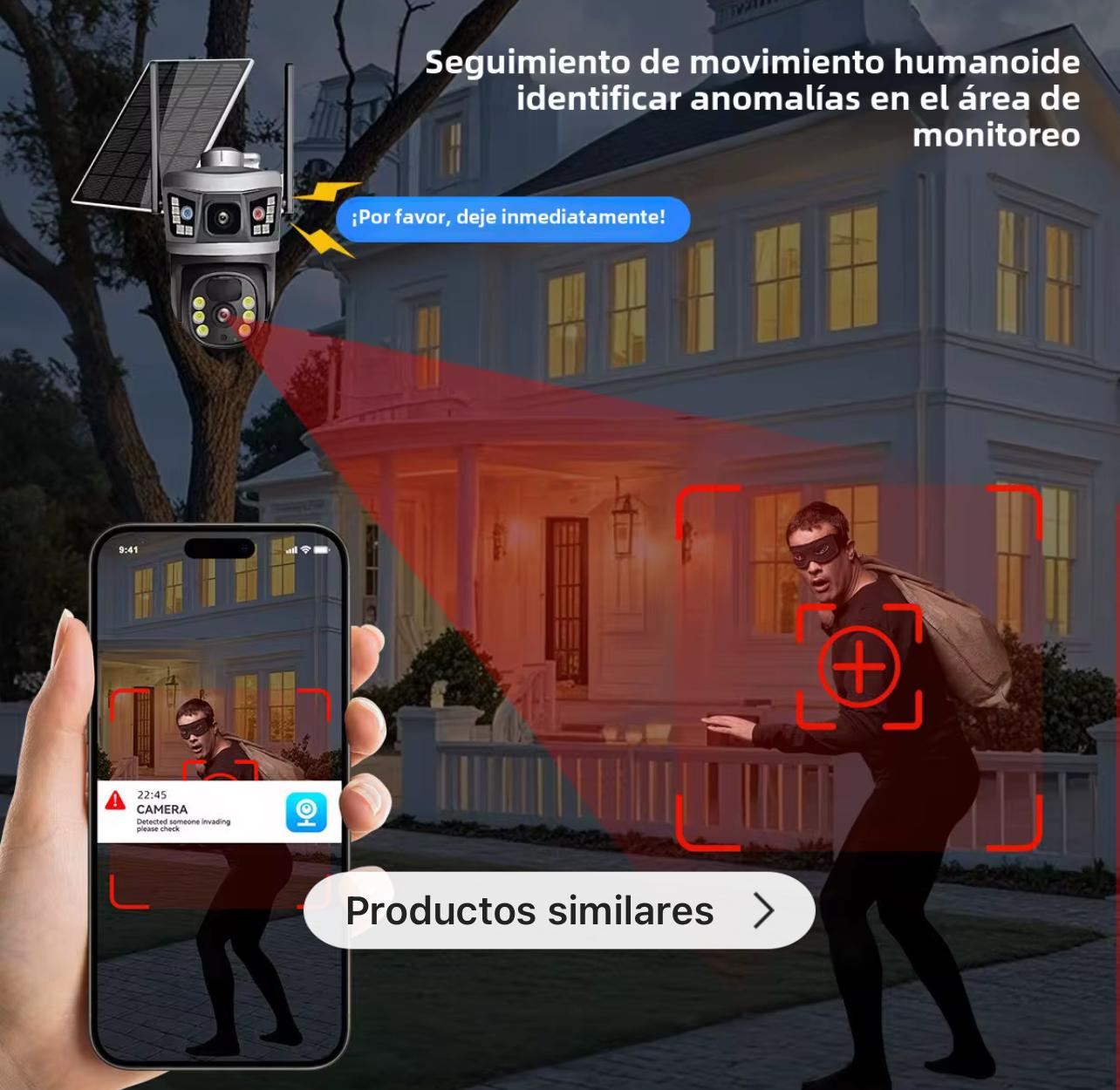 Camara solar LTE