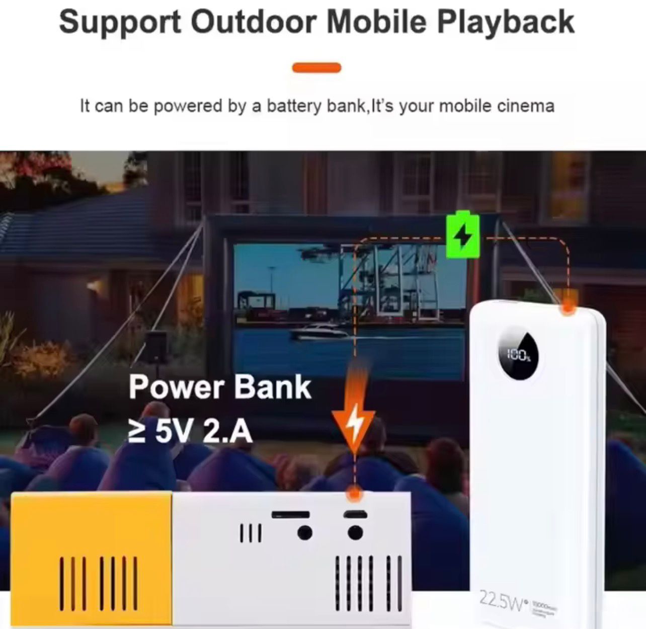 Mini Proyector Portátil