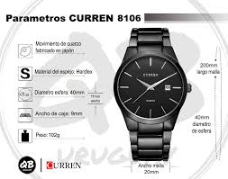 Reloj curren Negro