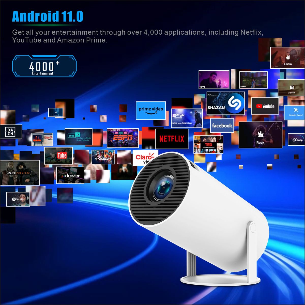 Proyector Portátil Smart HY300