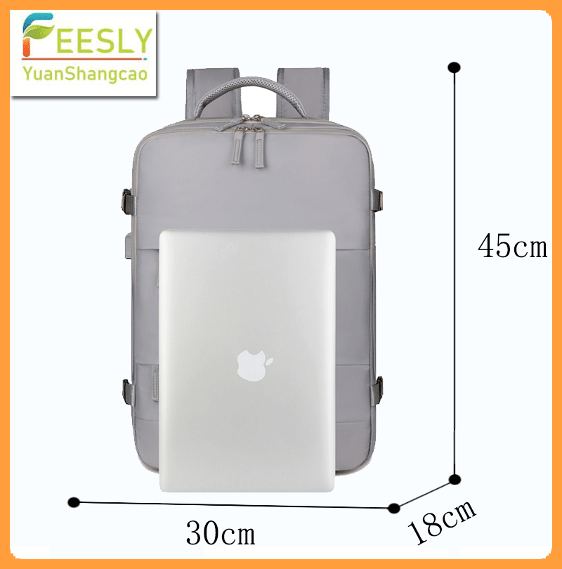 Mochila impermeable laptop con compartimiento para zapatos