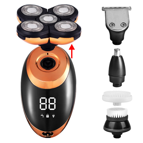 Afeitadora Eléctrica 5 Cabezas para Hombre