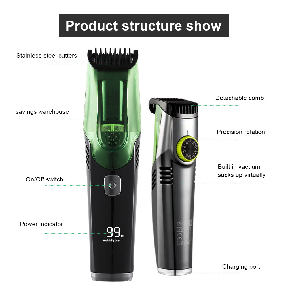 Afeitadora  Aspiradora de Barba Recargable