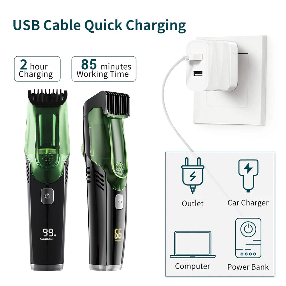 Afeitadora  Aspiradora de Barba Recargable