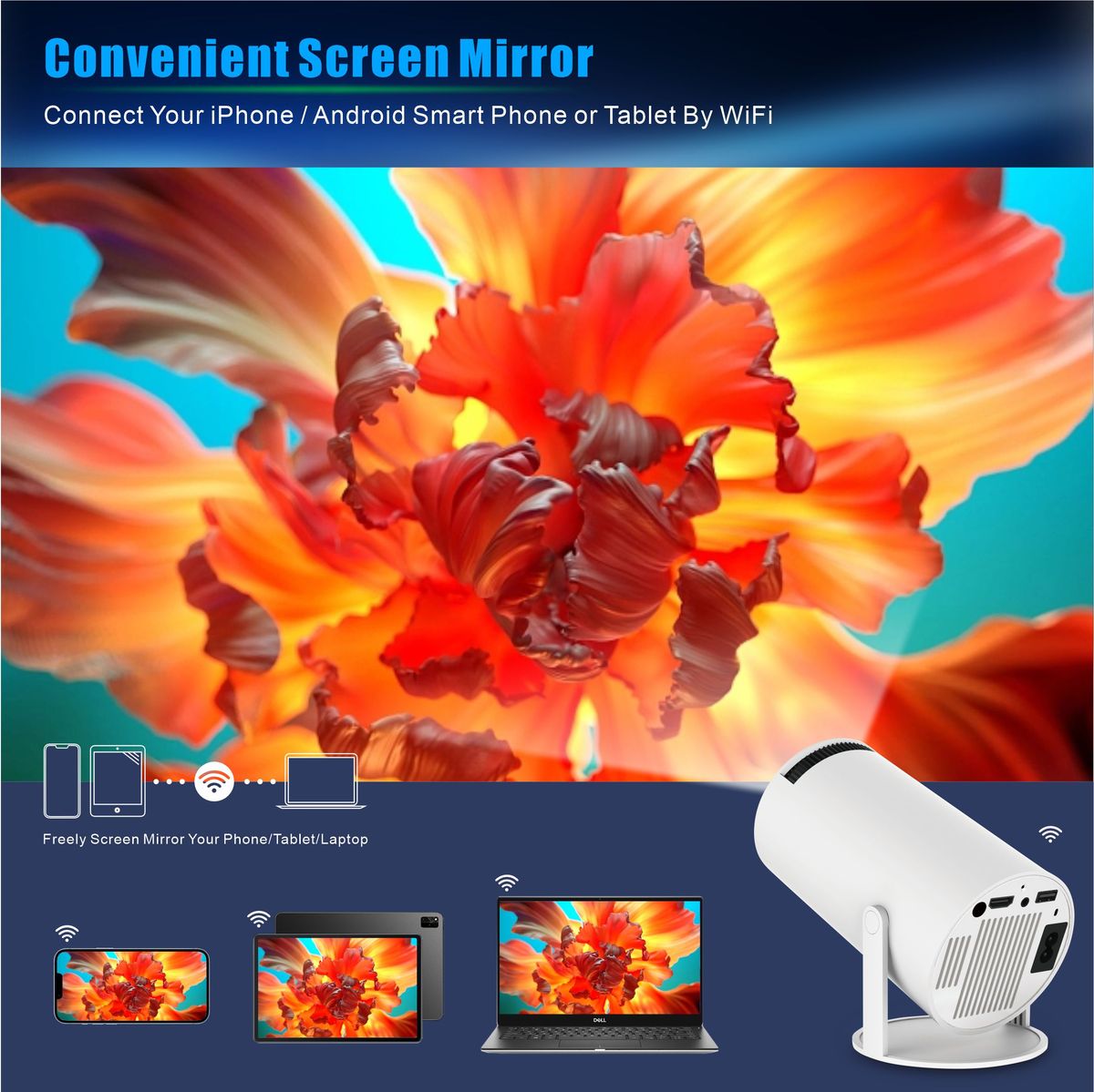 Proyector Portátil Smart HY300
