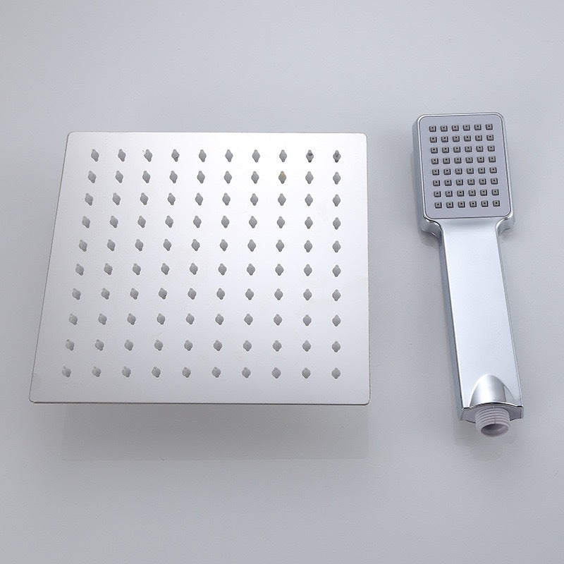 Cabezal de ducha lluvia cuadrado acero inoxidable