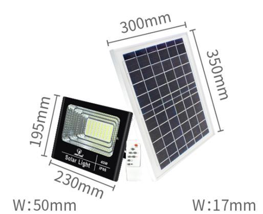 Foco solar 100 w