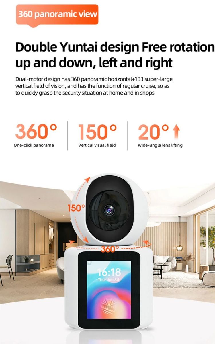 Baby Call con Pantalla y Cámara WiFi