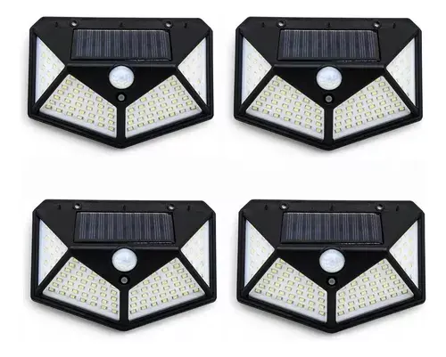 Foco solar x4